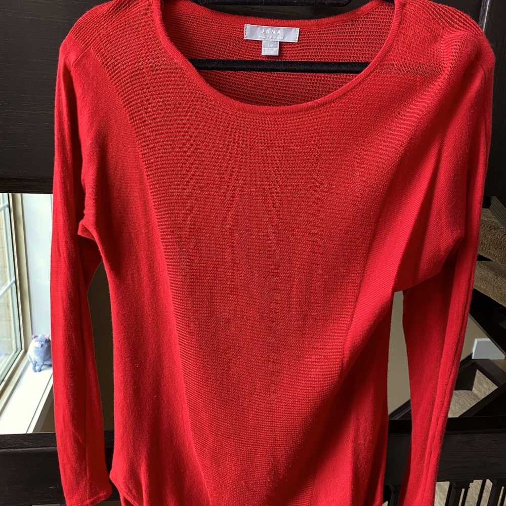 Red sweater